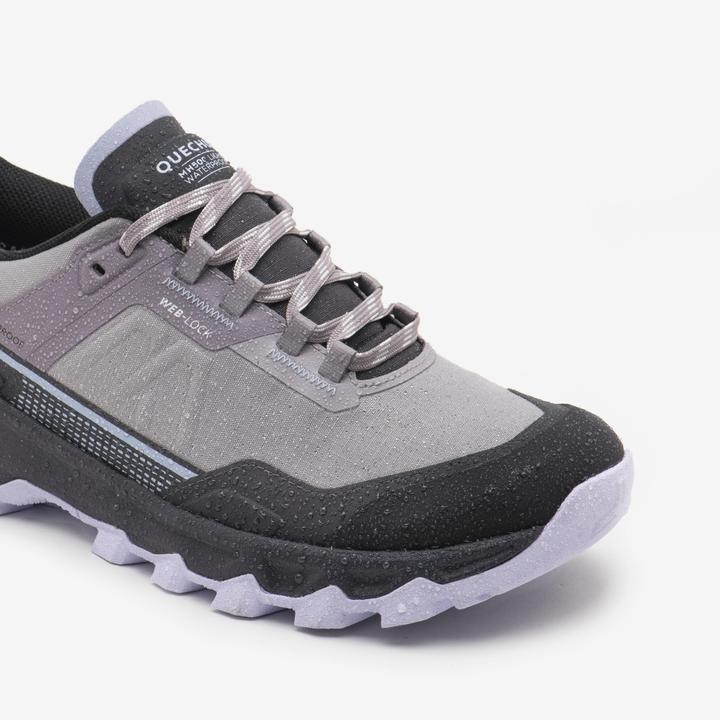 Produktbild Quechua Wanderschuhe Damen wasserdicht - MH500 Light grau (40)