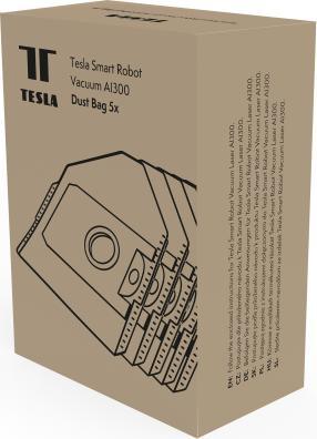 Actual product image Tesla Smart Robot Vacuum Laser AI300 dust bag TSL-VC-AI300BAG (5 x)