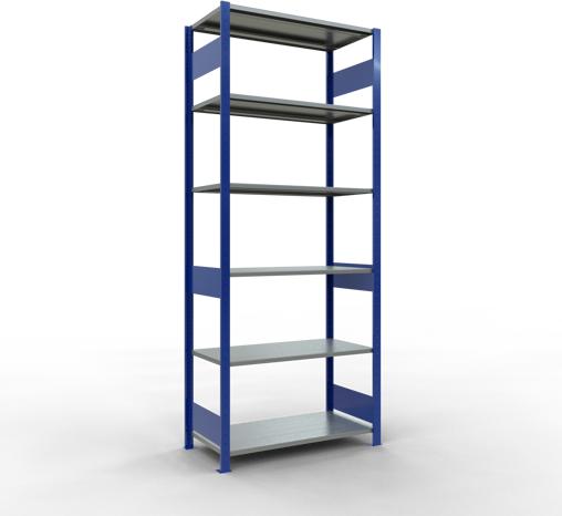 Immagine prodotto Schulte Lagertechnik Sistema di scaffalature di base senza viti MULTIplus150 con ripiani di lunghezza