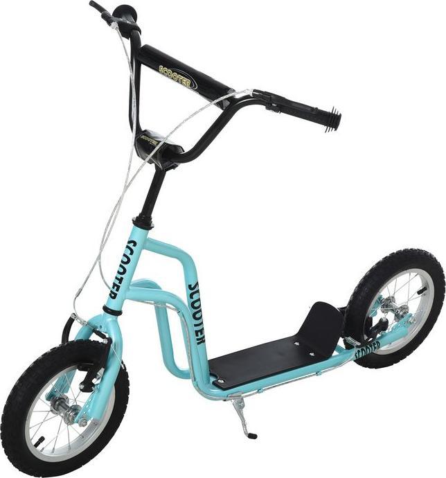 Image du produit Swisshandel24 Scooter trottinette enfant trottinette ville Kickboard avec pneus 12 pouces à partir de 5 ans bleu
