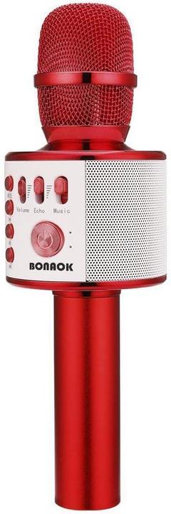 Bonaok Kabelloses Karaoke-Mikrofon mit Bluetooth-Funktion