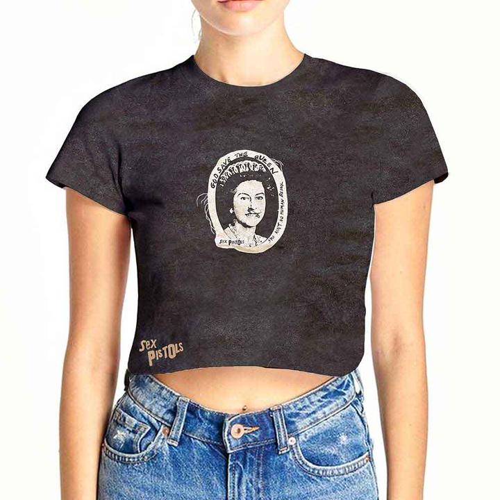 Sex Pistols God Save The Queen Crop Top