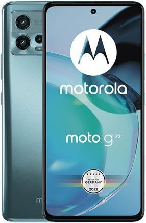 Image du produit Motorola Moto G72 (128 Go, Bleu polaire, 6.55", Double SIM hybride, 4G)