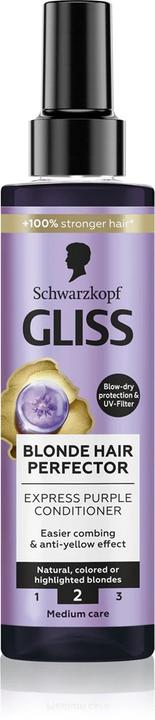 Produktbild Schwarzkopf Gliss Blonde Hair Perfector Express Conditioner 200ml (200 ml)