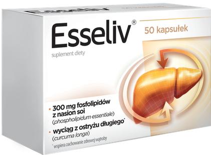 Image du produit Aflofarm Supplément diététique Esseliv Soutien du foie 50 capsules (50 ml)