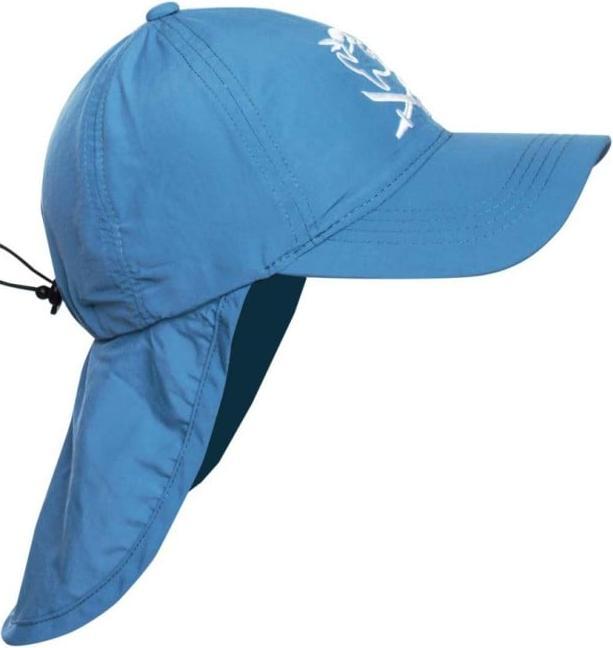 Immagine prodotto IQ-UV Berretto di protezione solare per bambini Jolly con protezione per il collo riciclato blu (1 pz)
