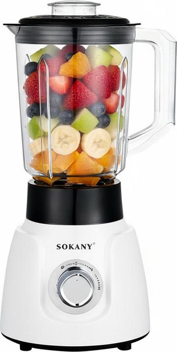Actual product image Sokany Blender 500W 1.6L 2in1 mit Mühle (500 W)