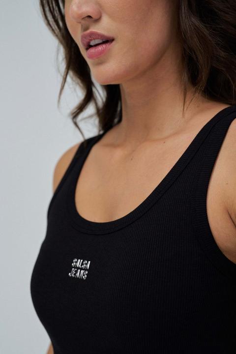 Produktbild Salsa Jeans Top Embroidered Branding (M)
