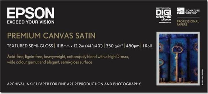 Epson Premium Canvas Satijn 350 g 111,8 cm x 12,2 m S041848 (350000 g/m², 1220 cm, 111.80 cm)