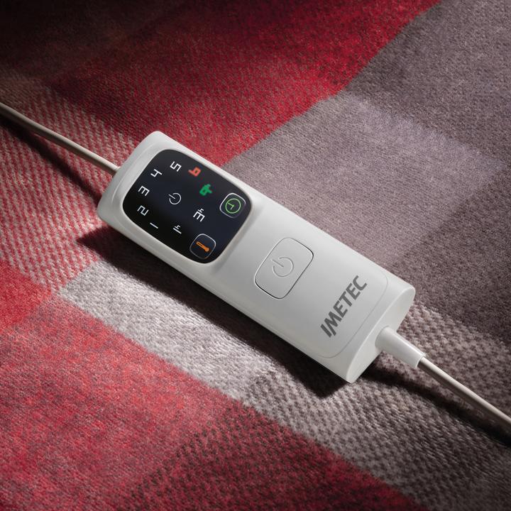 Actual product image Imetec 16715 Electric blanket/cushion 150 W Multicolour Velvet (120 x 160 cm)