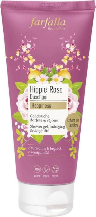 Image du produit Farfalla Gel douche Hippie rose Happiness gel (200 ml)
