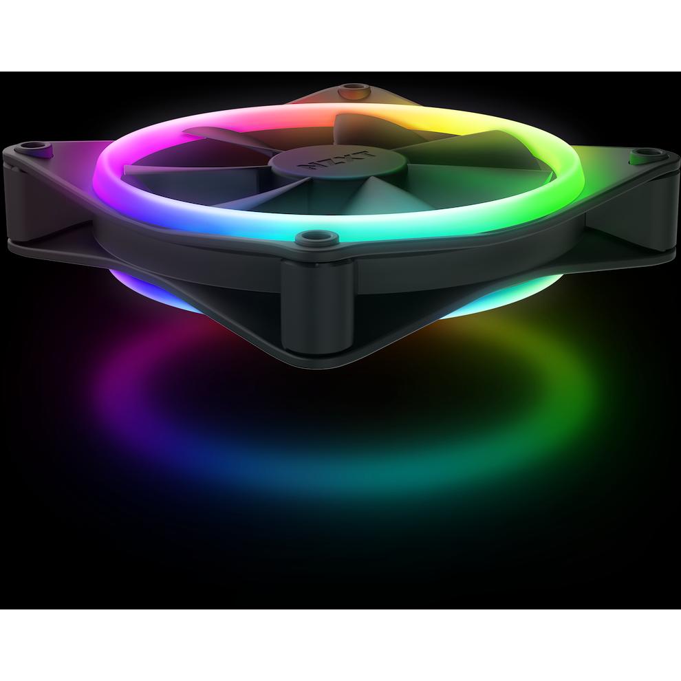 Thumbnail - NZXT F120 RGB Duo (120 mm, 3 x), PC Lüfter, Schwarz