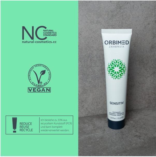 Immagine prodotto Orbimed Dentifricio Sensitive senza fluoro (75 ml)