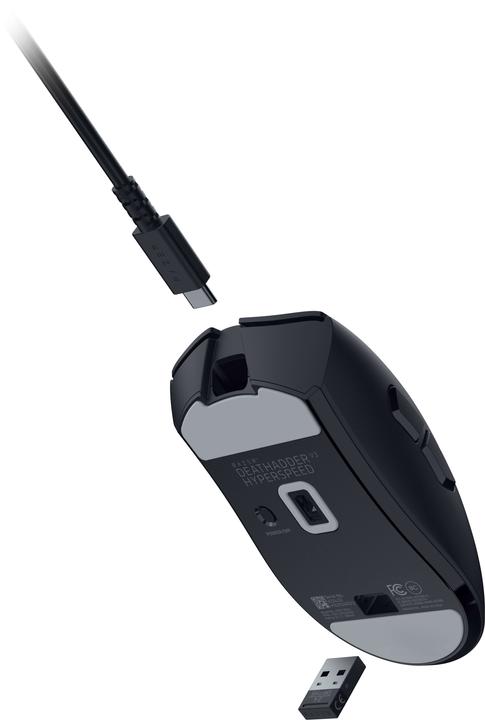 Actual product image Razer DeathAdder V3 HyperSpeed (Wireless, Cable)