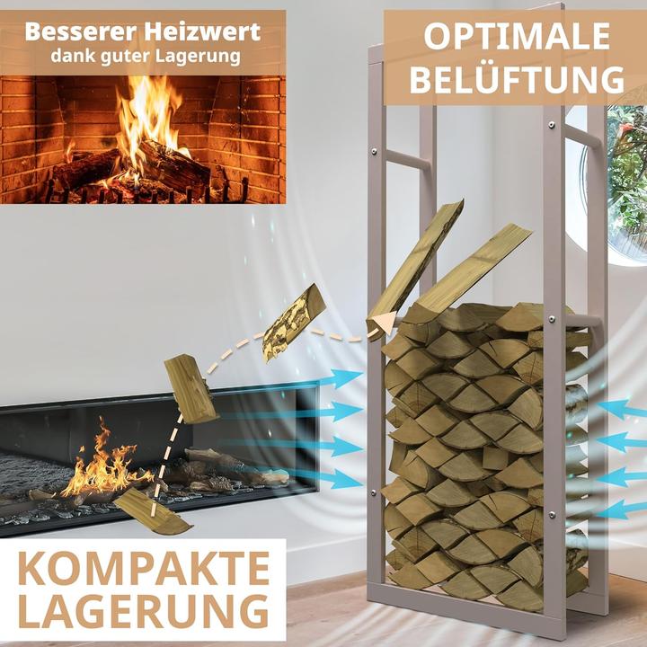 Image du produit Lifestyle Kaminholzregal