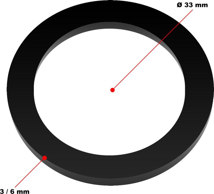 Actual product image SunSun Spare Part CUV-136 Rubber-Ring 36W Clarifier UVC Device
