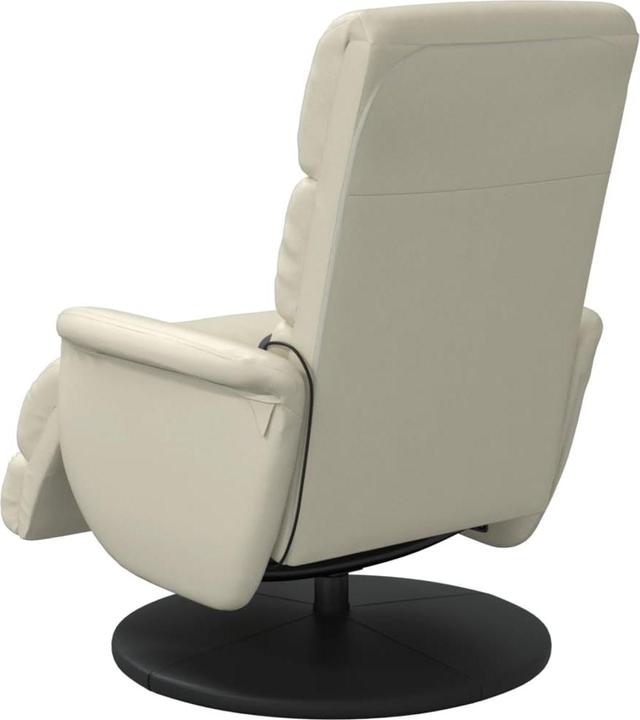 Produktbild vidaXL Massagesessel mit Fussteil Creme Kunstleder,Farbe