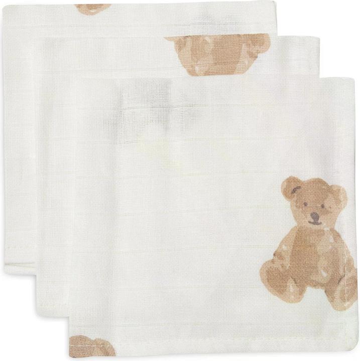 Jollein Spucktücher Teddy Bear (31 cm, 31 cm)