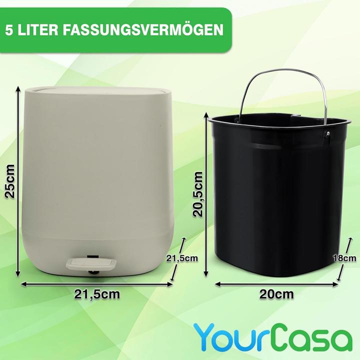 Immagine prodotto YourCasa Kosmetikeimer mit Softclose (5 l)
