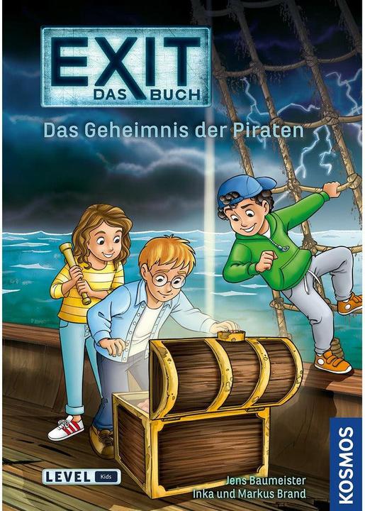 Produktbild Kosmos Kinderspiel EXIT Kids: Das Buch - Das Geheimnis der Piraten (Deutsch, Burkhard Schulz, Inka Brand, Jens Baumeister, Markus Brand, 2020)