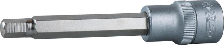 Produktbild KS Tools Werkzeuge-Maschinen GmbH 1/2 Bit-Stecknuss Innensechskant, lang, 6mm, auf Hänger