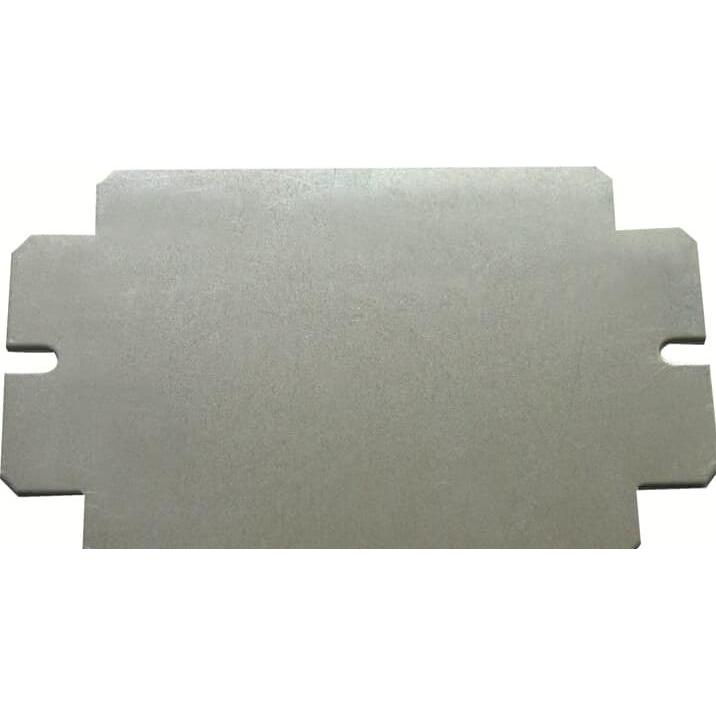 Striebel & John STR ZW341 Montageplatte 1-Feld H450, Serverschrank Zubehör, Silber