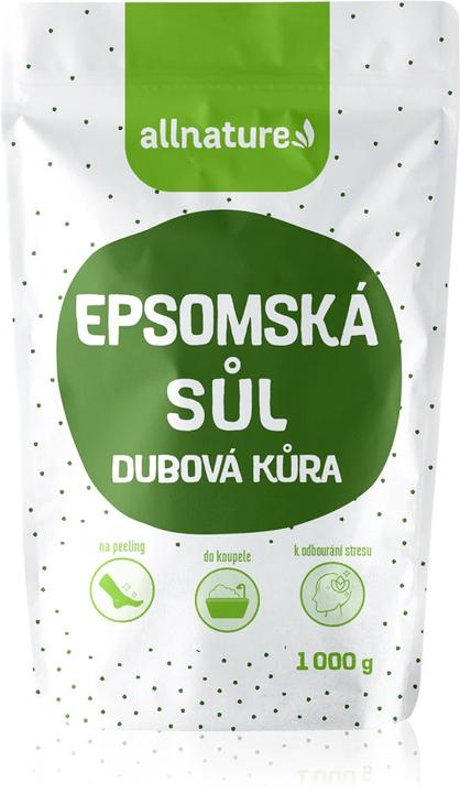 Produktbild Allnature Epsomská sůl Oak Bark (Badeperlen, 1000 g)