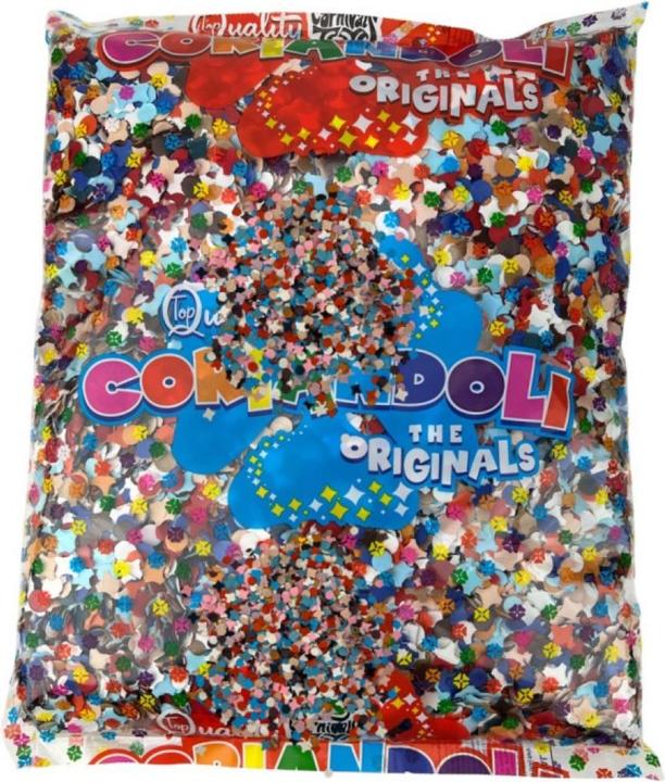 Image du produit Confettis multicolore biodégradable 1kg (1 pcs)