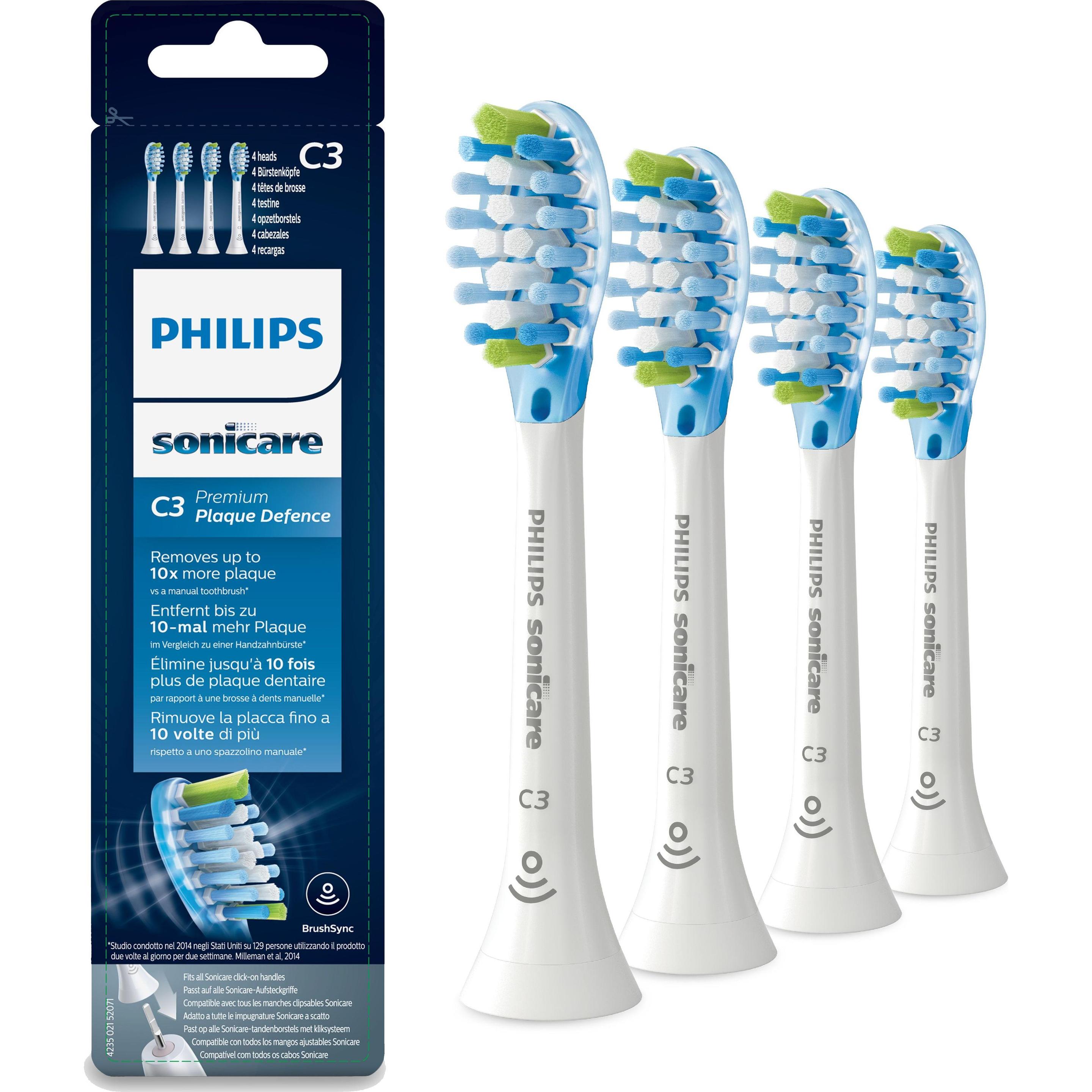 Thumbnail - Philips Sonicare, Zahnbürstenkopf, C3 Premium Plaque Defence (4 x)