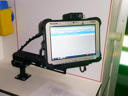 Produktbild Gamber-Johnson Tabcruzer Slim Vehicle Dock (Docking Port)