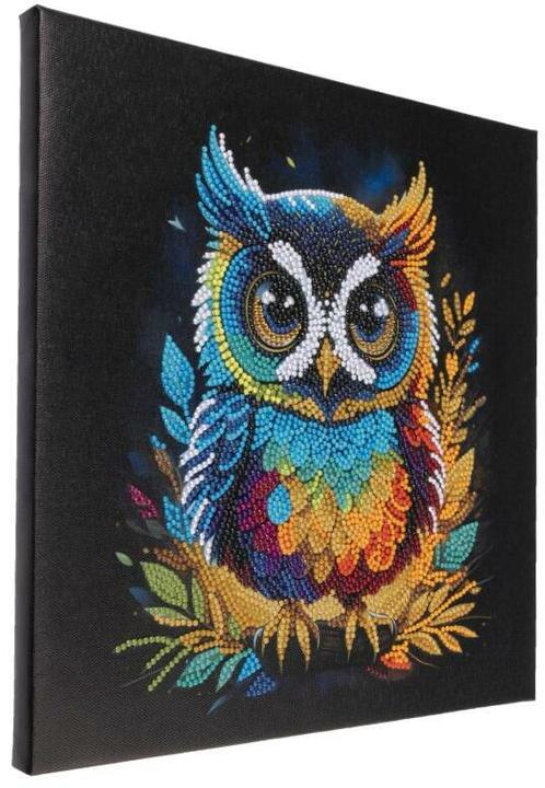 Immagine prodotto Craft Buddy Gufo, Kit artistico in cristallo 30x30cm