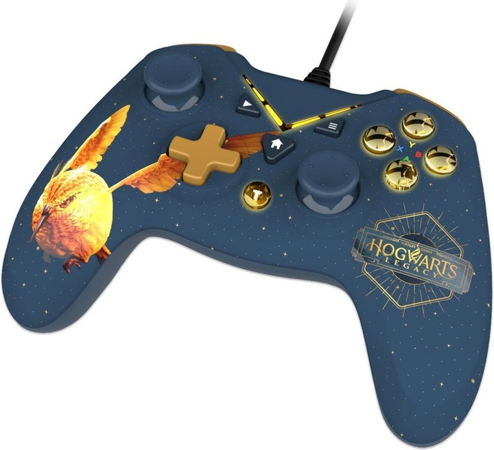 Actual product image Trade Invaders Harry Potter - Wired Controller for Xbox One/ PC with 3M Câble - Golden Vivet (Xbox Series X)