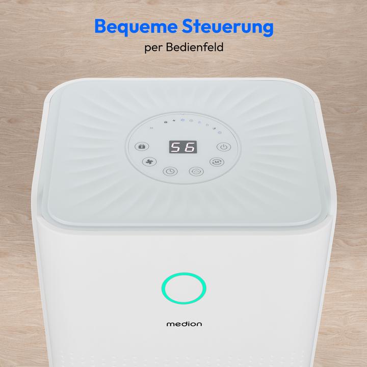 Produktbild Medion Luftentfeuchter DH10 (MD12047) (15 m², 12 l/24h)