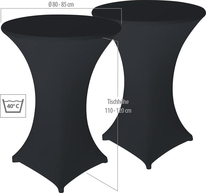 Produktbild Infactory Stehtischhussen (80 x 110 cm)