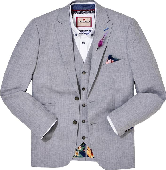 Immagine prodotto Joe Browns Herringbone Linen Blend Blazer (Banda radio 38 (2600 MHz))