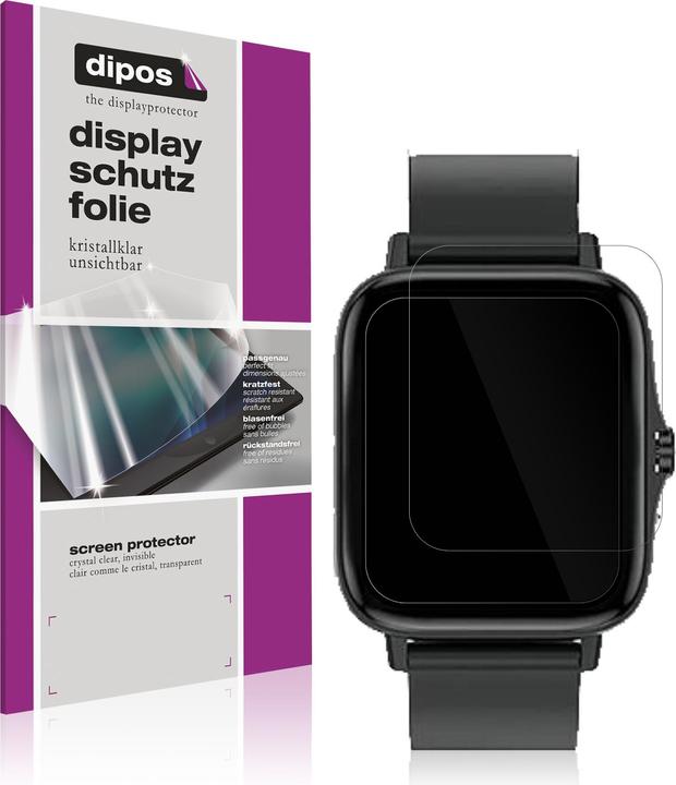 Image du produit Dipos Film de Protection d’écran Crystalclear (Kaseemi 1,7 pouces Smartwatch)