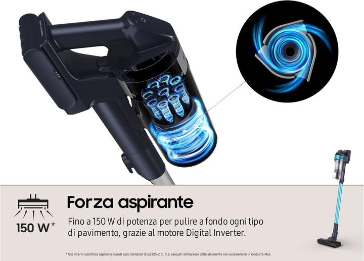 Actual product image Samsung Jet 60 Turbo Electric broom without