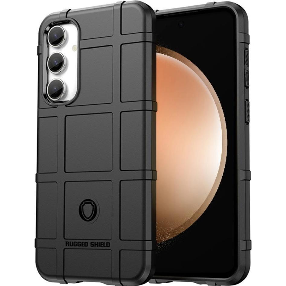 Screenguard Samsung Galaxy S23 FE Rugged Shield Hülle (Samsung Galaxy S23 FE), Smartphone Hülle, Schwarz