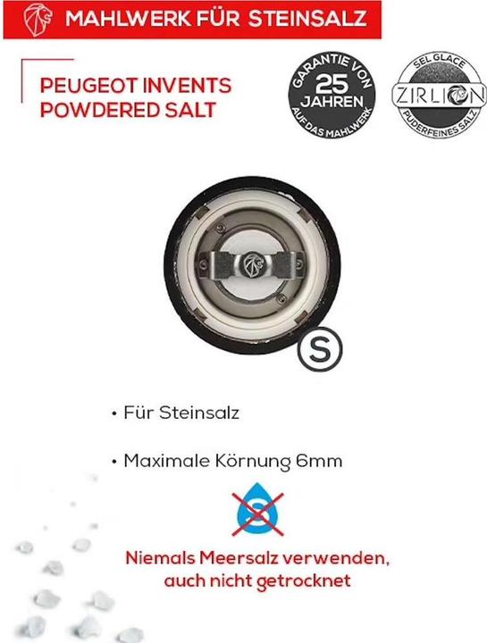 Produktbild Peugeot PARIS U'SELECT Zirlion Salzmühle (Salz)