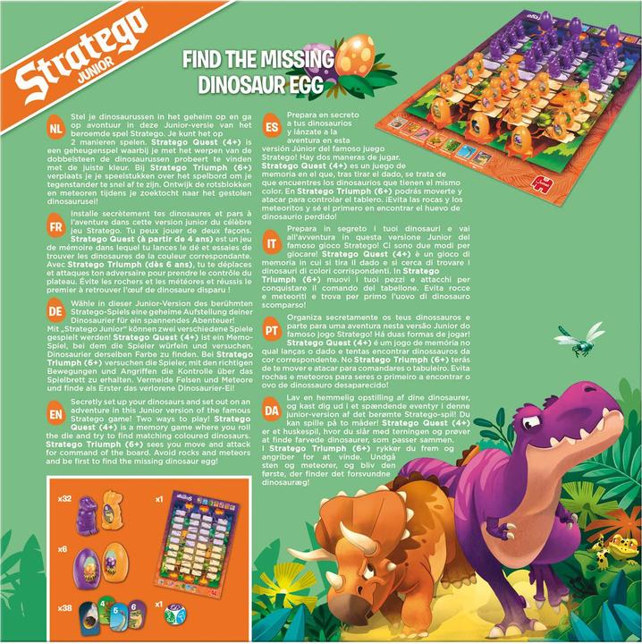 Image du produit Jumbo Stratego Junior Dinos, d/f/i (Allemand)