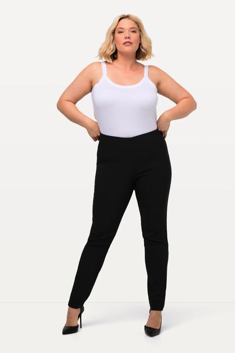 Immagine prodotto Ulla Popken Bengalinhose Sienna, schmales Bein, Gummibund, Stretch (29)