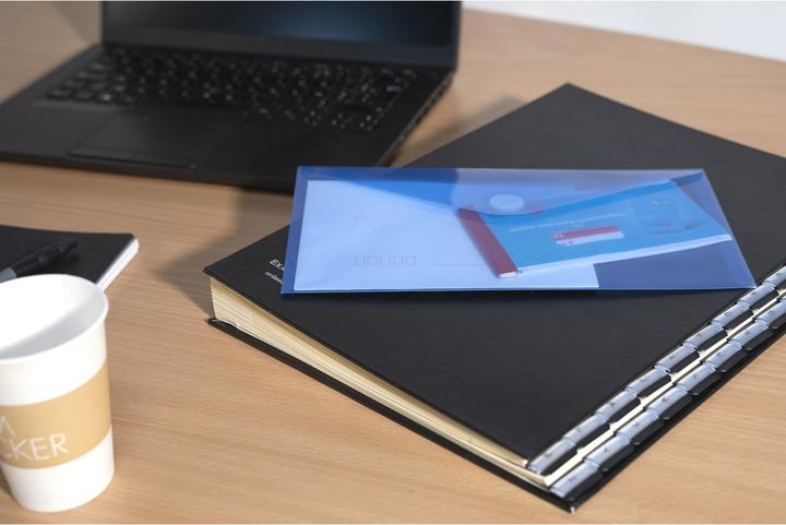 Image du produit Exacompta Sachet de 5 mini pochettes-enveloppes polypropylène - 25x13,5cm - Couleurs assorties (24 x 18 cm, 5 x)