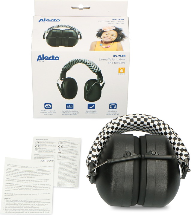 Productafbeelding Alecto BV-71 Gehoorbescherming baby en kinderen (1 x)