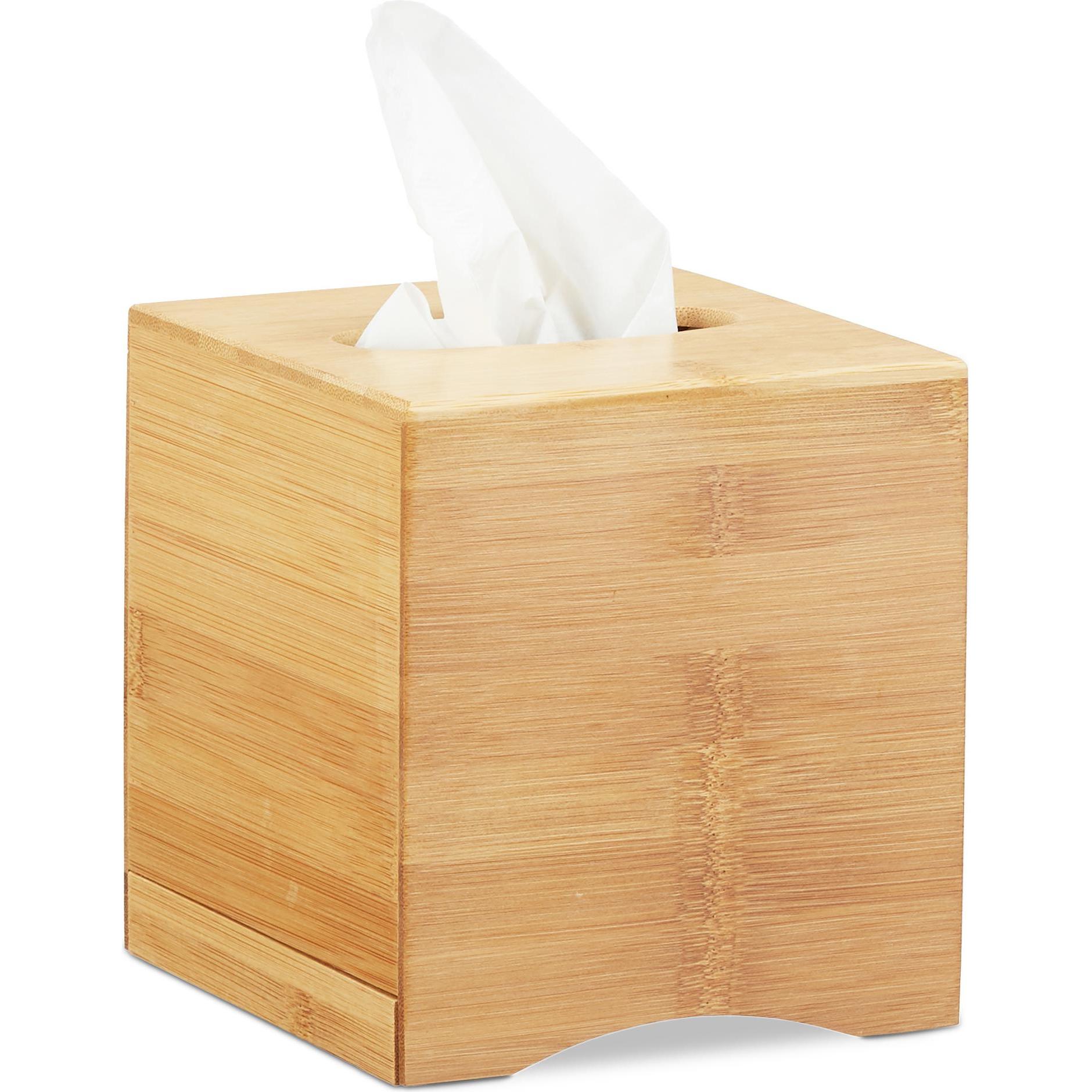 Relaxdays, Badaufbewahrung, Kosmetiktücherbox