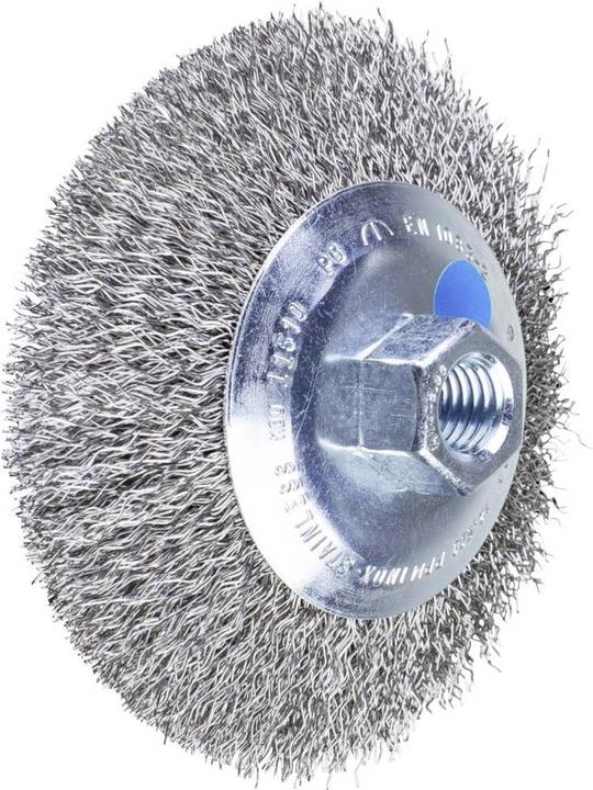 Actual product image Pferd Conical brush unknotted KBU Ø 115 x 10 mm M14 stainless steel wire 0,35 for angle grinder 1 pc.