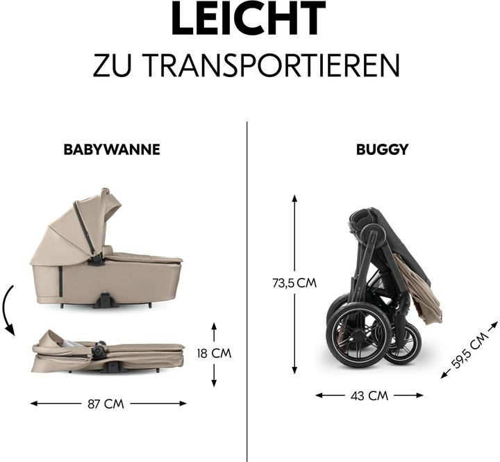 Produktbild Hauck Kombi-Kinderwagen Comfort N Care Air Set (0 Monate - 4 Jahre)