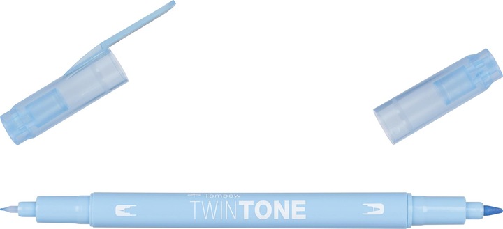 Produktbild Tombow Twintone Fasermaler (Sky Blue, 1 x)