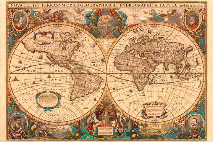 Actual product image Ravensburger Antique world map (5000 pieces)
