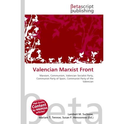 Valencian Marxist Front, Fachbücher