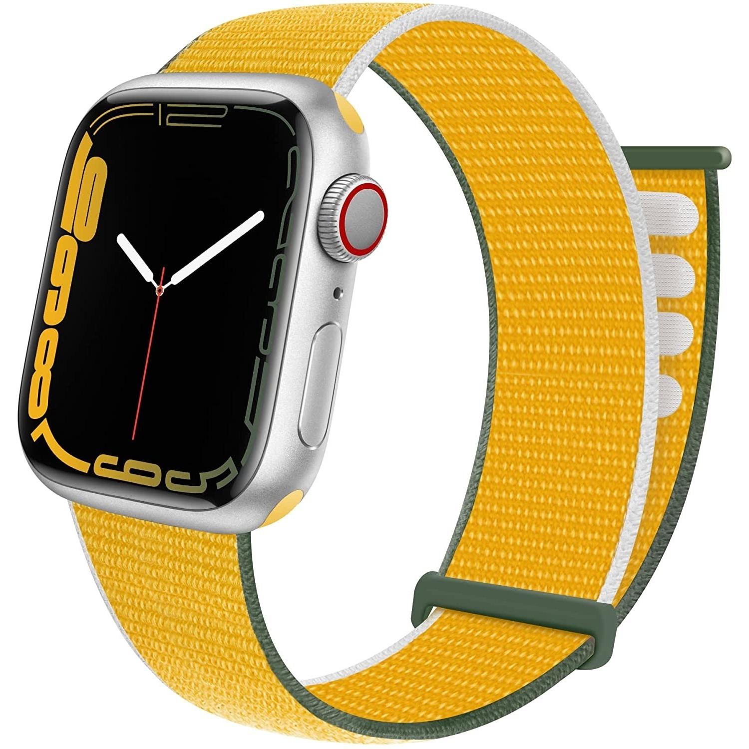 Strap-it Armband (Nylon, Apple Watch), Uhrenarmband, Gelb